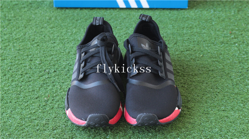Supreme x Adidas NMD R1 Black Real Boost
